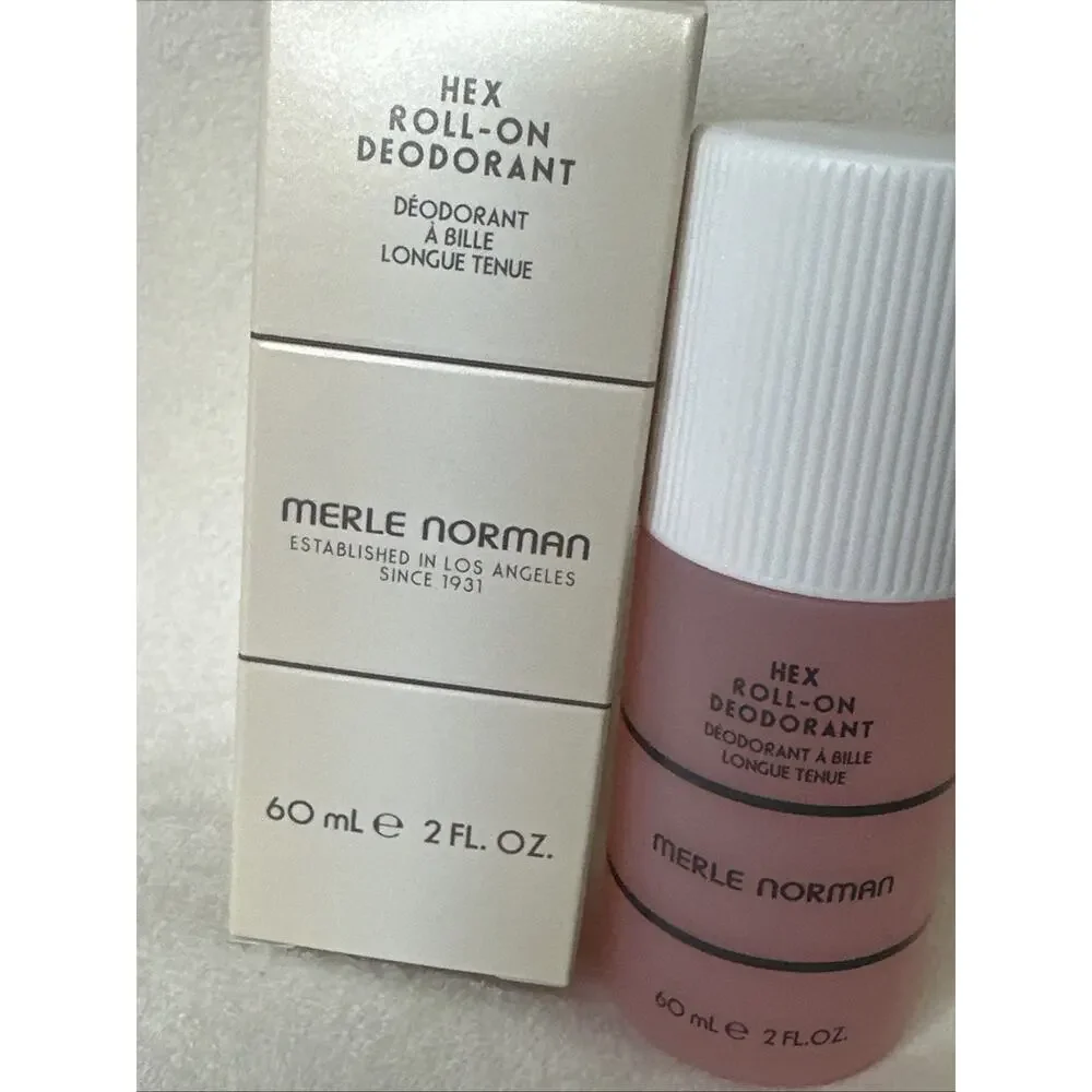 Merle Norman Hex Deodorant Roll-On 2 Fl Oz / 60mL NIB